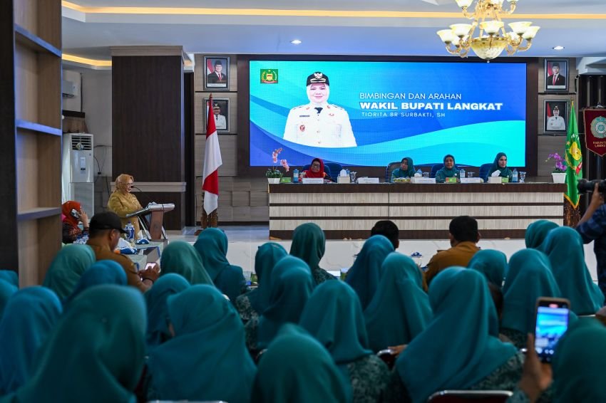 Supervisi di Kabupaten Langkat,  Staf Ahli I TP PKK Sumut Dorong Perkuat Jaringan Kemitraan