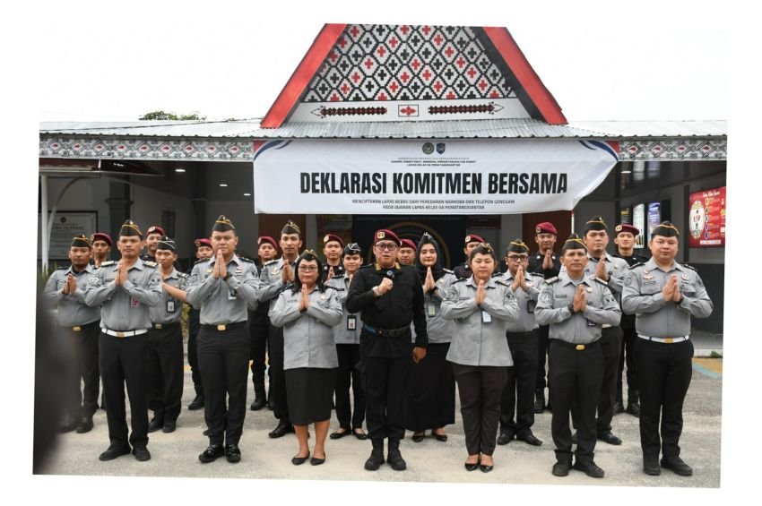 Lapas Pematangsiantar Gelar Deklarasi Komitmen Bersama: Wujud Nyata Menuju Lapas Bersih dari Narkoba dan HP Ilegal