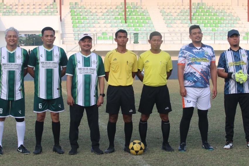 Buka Kejuaraan Mini Soccer Jurnalis Championship, Bobby Nasution Harap Lebih dari Sekedar Kompetisi