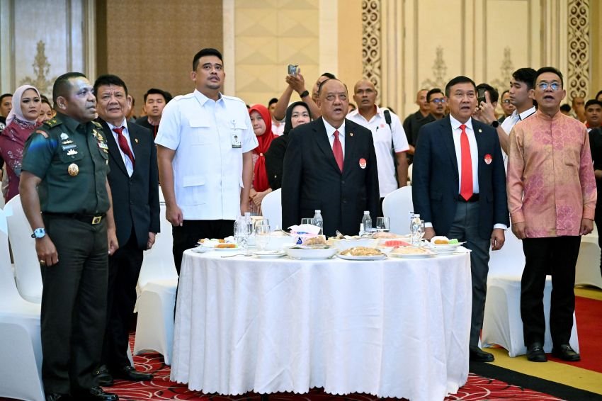 Pelantikan Pengurus KONI Sumut,  Bobby Nasution : Perbanyak Event, Jangan Dibatasi