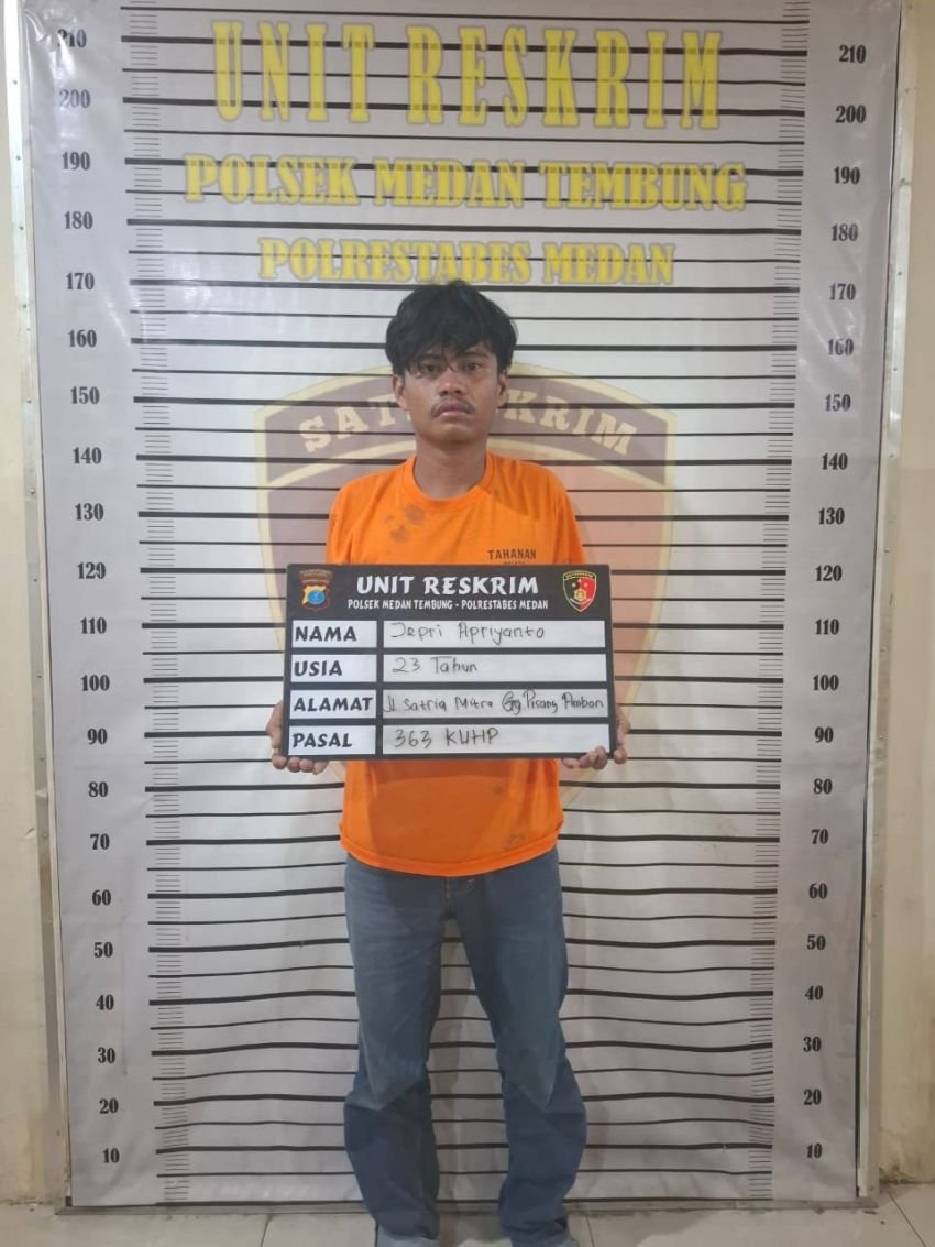Polsek Medan Tembung Ringkus Pelaku Curanmor