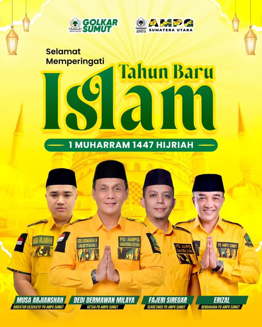 PD AMPG Sumut Ucapkan Selamat Tahun Baru Islam 1 Muharram 1447 H, Semoga Membawa Keberkahan