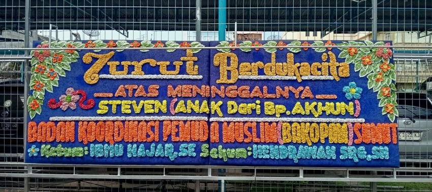 Bakopam Sumut Melayat Putra Bang Akun di Balai Persemayaman Angsapura