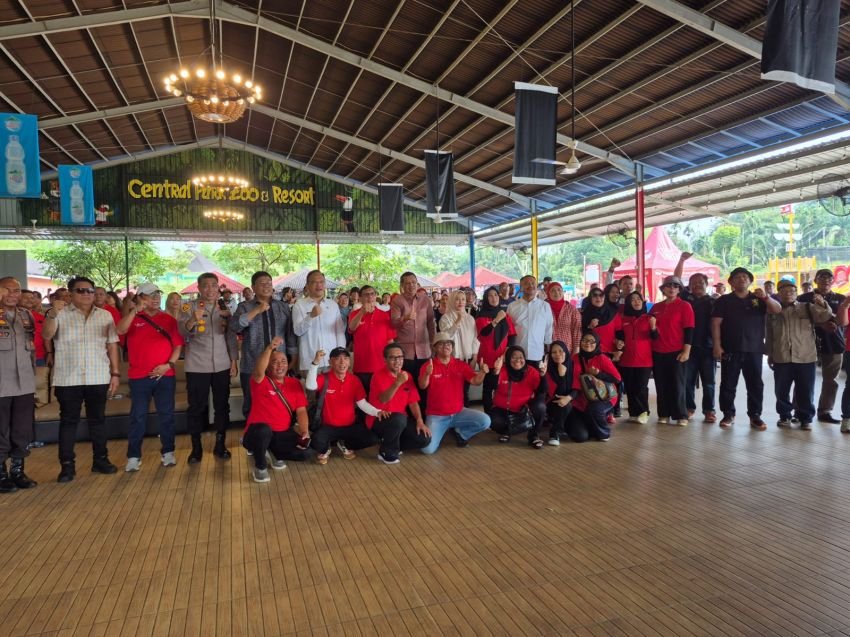 Family Gathering PWI Sumut 2025 Meriah, 1.300 Peserta Padati Central Park Zoo