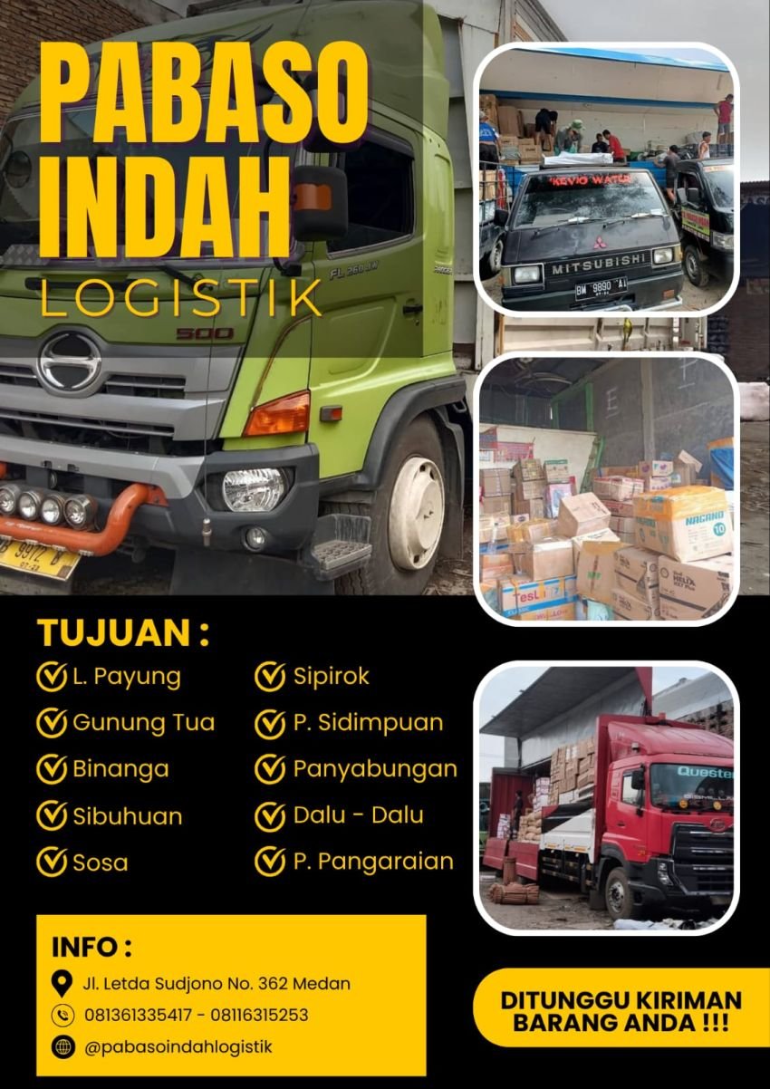 PT PABASO INDAH LOGISTIK: Solusi Pengiriman Barang Terpercaya di Sumatera dan Seluruh Indonesia