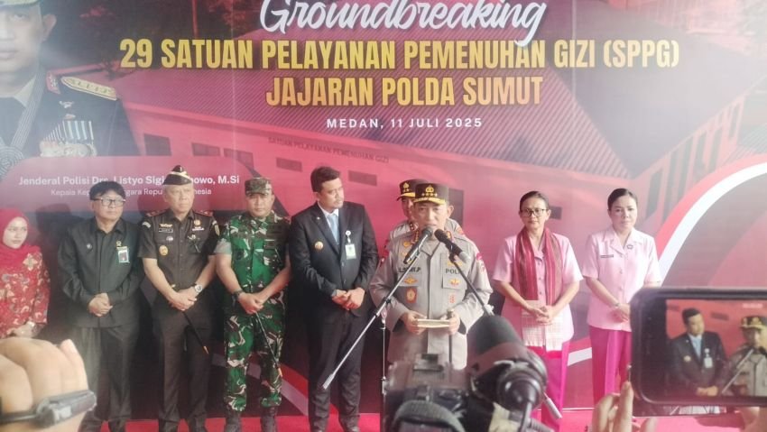 Kapolri Resmikan 29 Gedung SPPG Tingkat Polda-Polres di Sumut & Dukung Program MBG Presiden Prabowo
