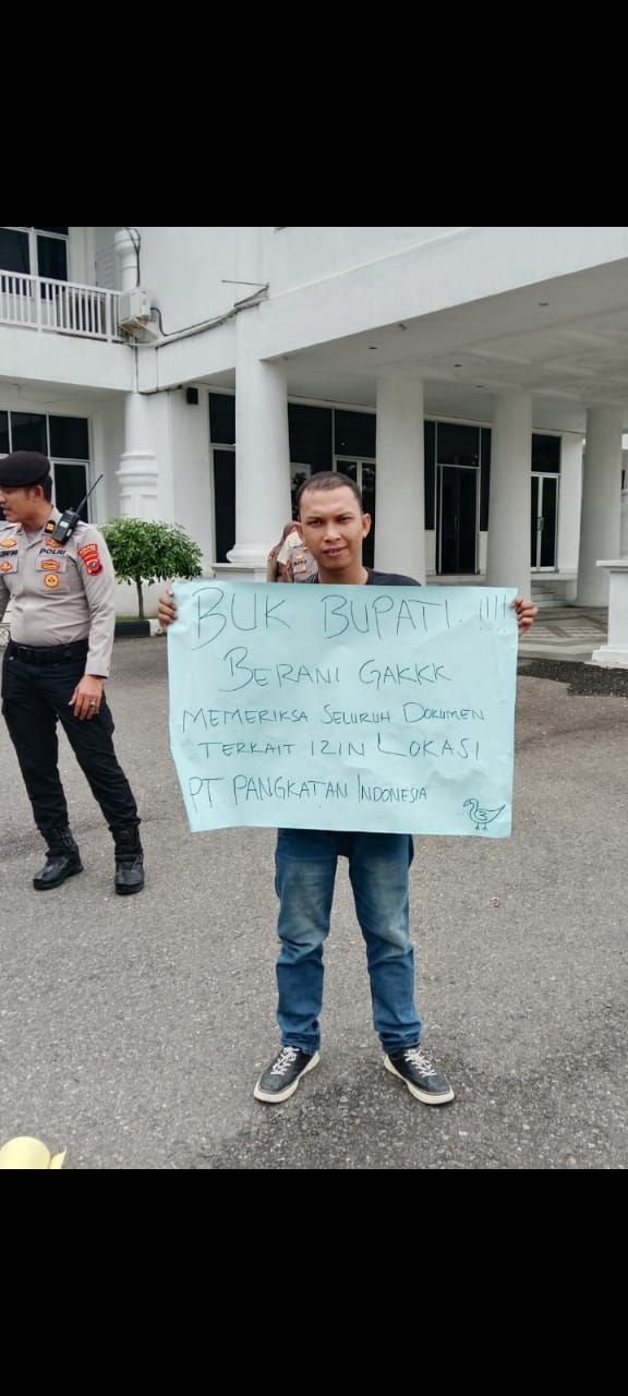 Massa JARI Gelar Demo di Kantor Bupati Labuhanbatu, Desak Usut Tuntas Izin PT Pangkatan Indonesia