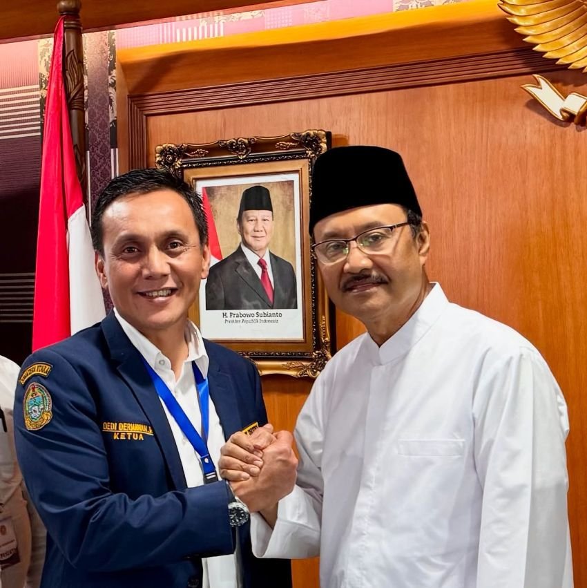 Ketua Karang Taruna Sumut Dedi Dermawan Milaya Audiensi dengan Kemensos RI