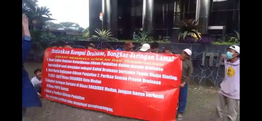 APRB-SU Desak KPK Periksa Gibson Panjaitan Terkait Dugaan Korupsi Proyek Drainase Kota Medan