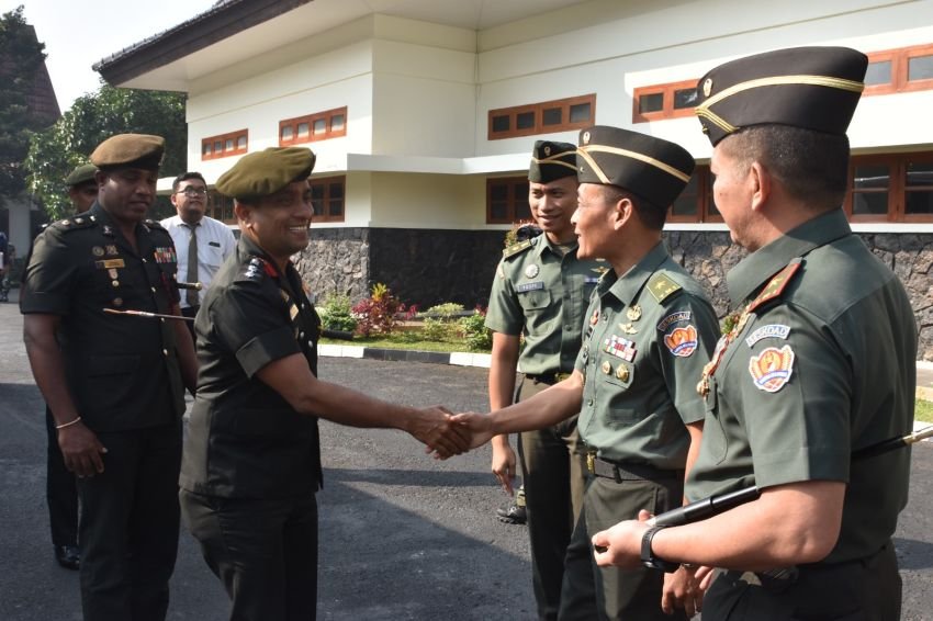 Perkuat Kolaborasi Global, Seskoad Terima Kunjungan Delegasi Logistics Staff College Sri Lanka