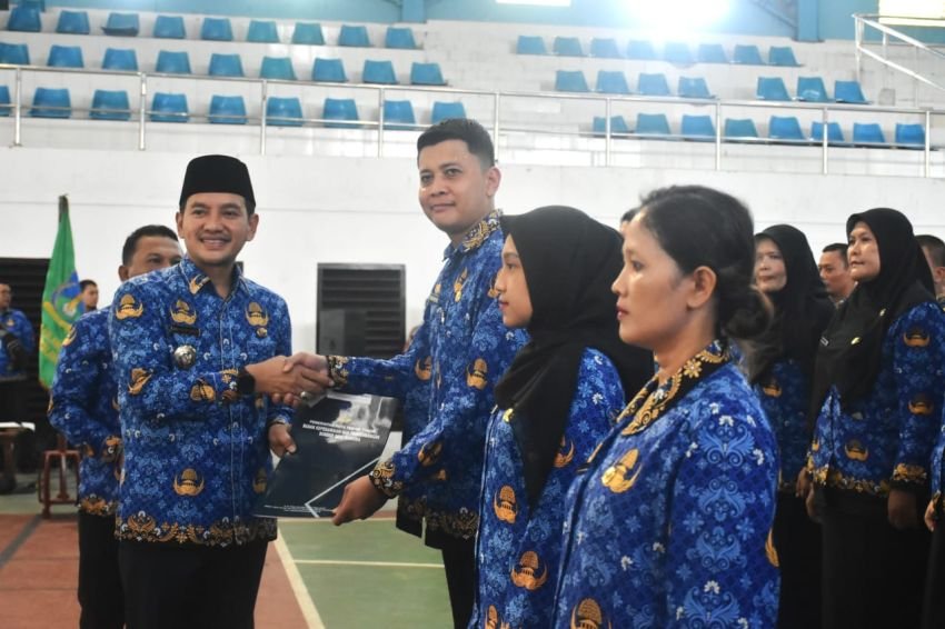 658 P3K Tahap 1 T. Tinggi Dilantik,  Wako : Kerja Harus Maksimal,Loyalitas dan Patuhi Peraturan