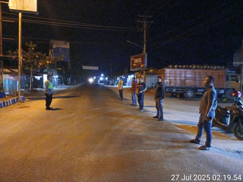 Cegah Kriminalitas, Polsek Galang Gencarkan Patroli Malam Tim Presisi