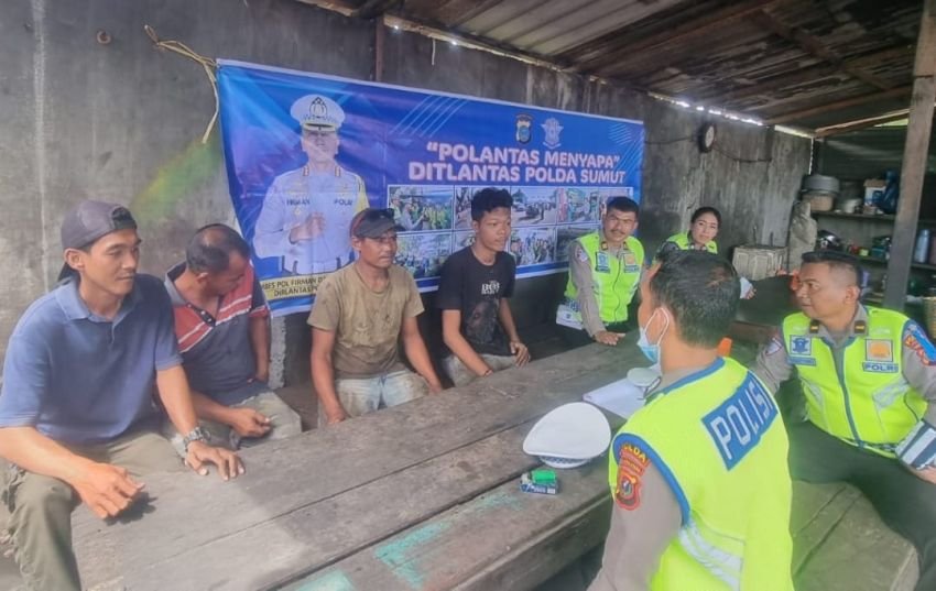 Polda Sumut Ajak Masyarakat Wujudkan Budaya Tertib Berlalu Lintas Lewat Ops Patuh Toba 2025