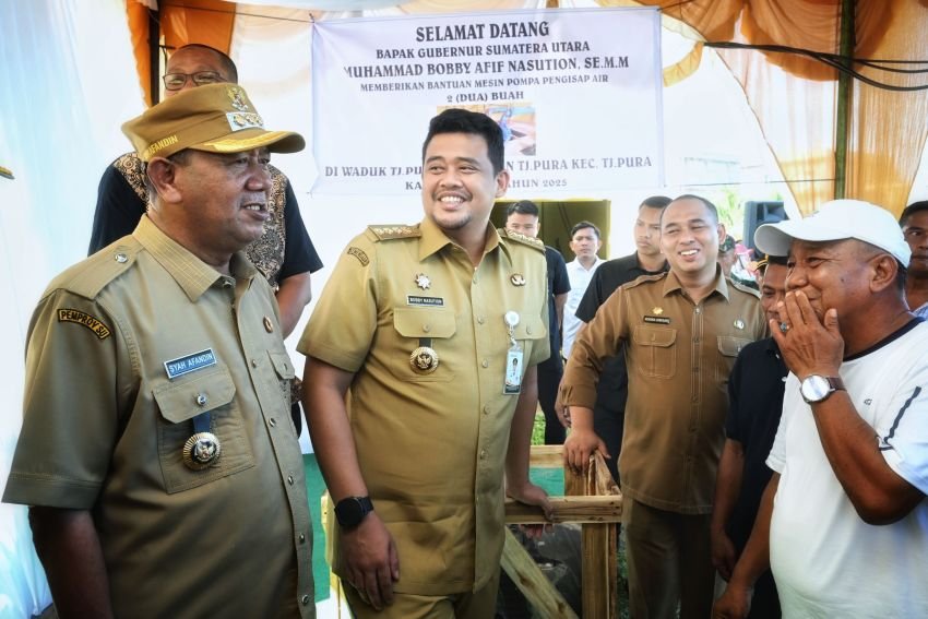 Puluhan Tahun Kena Banjir, Warga Langkat Senang Gubernur Bobby Nasution Tepati Janji Benahi Waduk