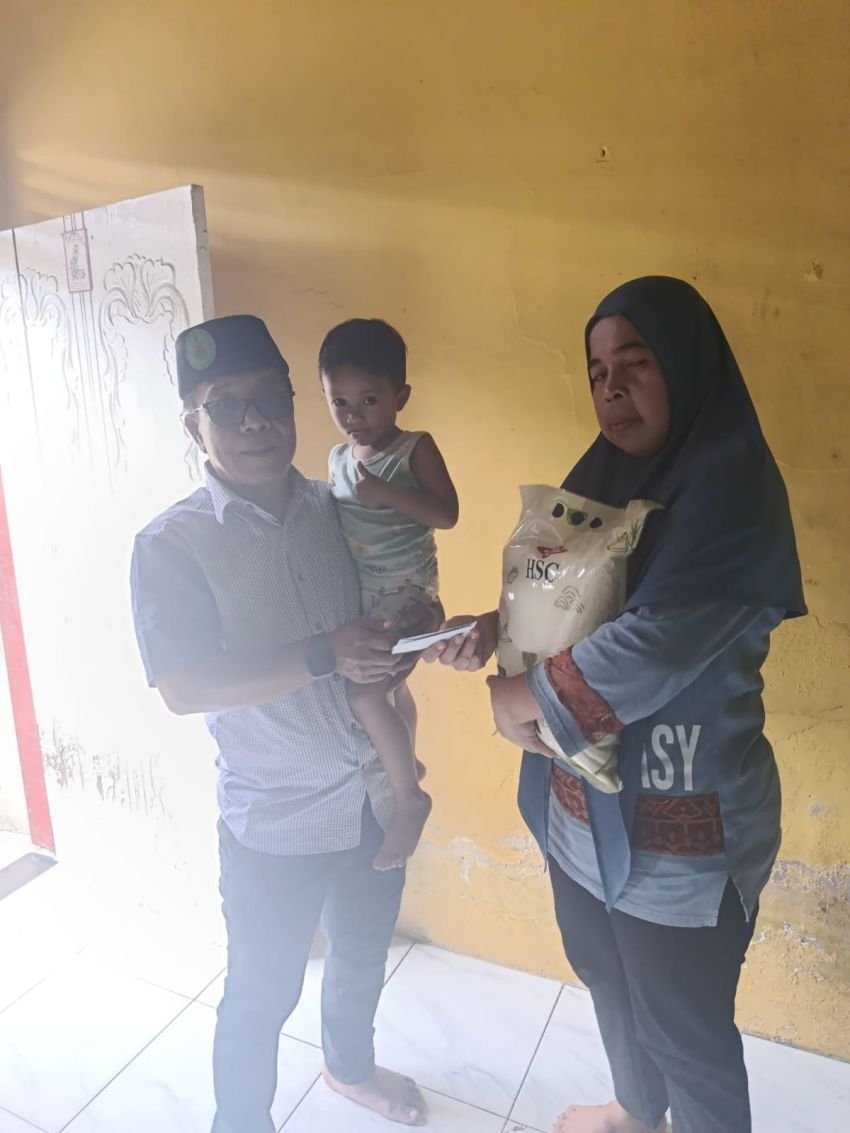 BAKOPAM Sumut Gelar Jum'at Berkah, Salurkan Sembako dan Santunan untuk Warga Kurang Mampu