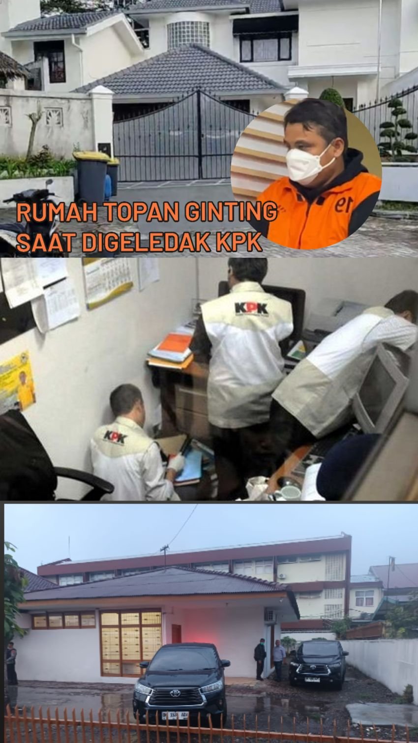 Geledah Kantor PUPR Sumut, KPK Periksa Sejumlah Staf Topan Ginting