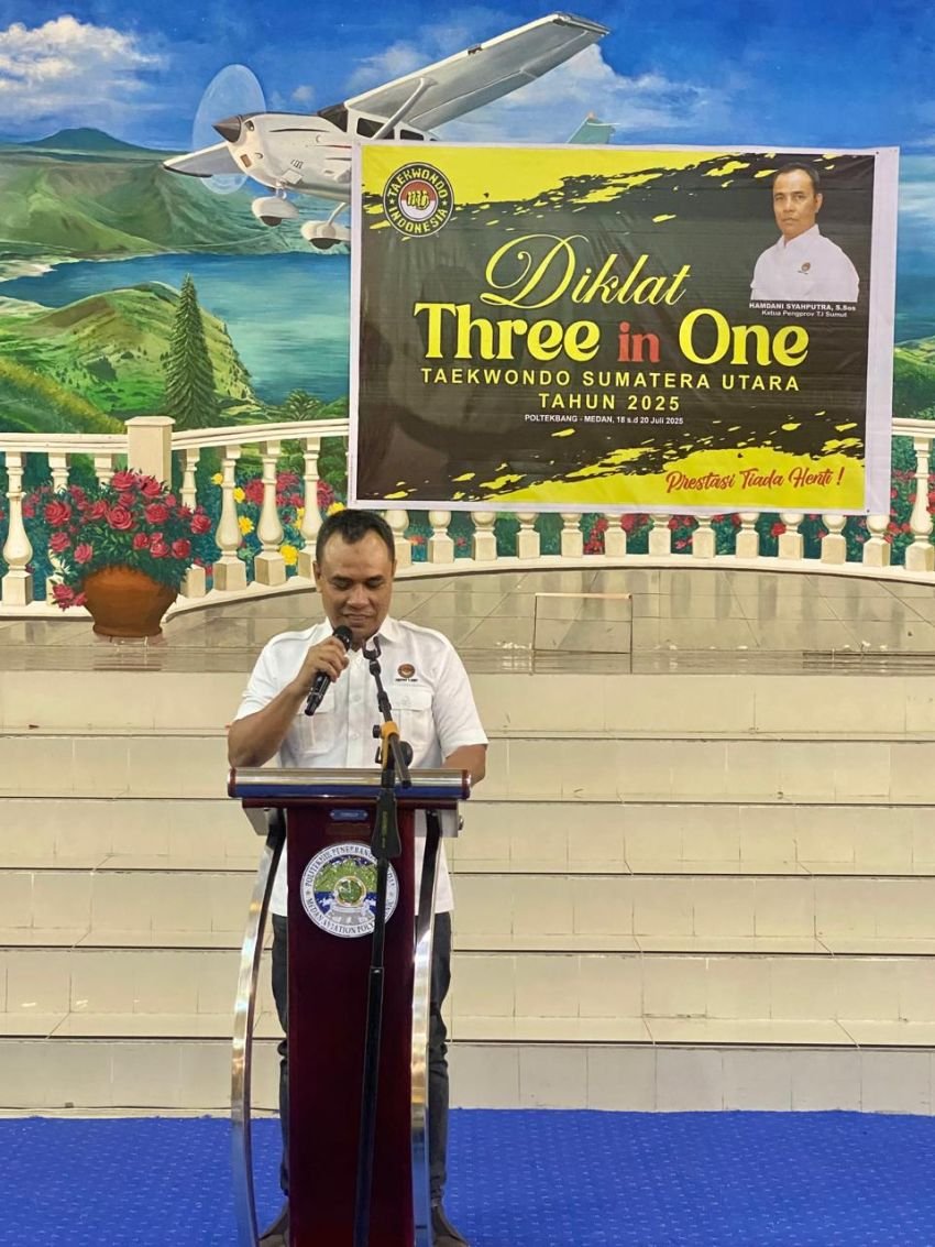 24 Kabupaten/Kota Ikut Diklat Three in One Taekwondo Sumut