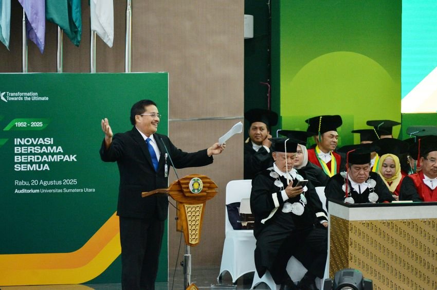 Pemprov Sumut Apresiasi Konsistensi Kontribusi USU di Usia ke-73 Tahun