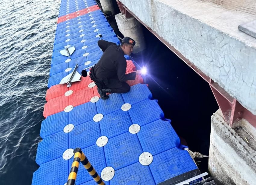 Jibom Brimob Polda Sumut Sterilisasi Venue, Area VIP, dan Akomodasi Atlet F1 Powerboat 2025
