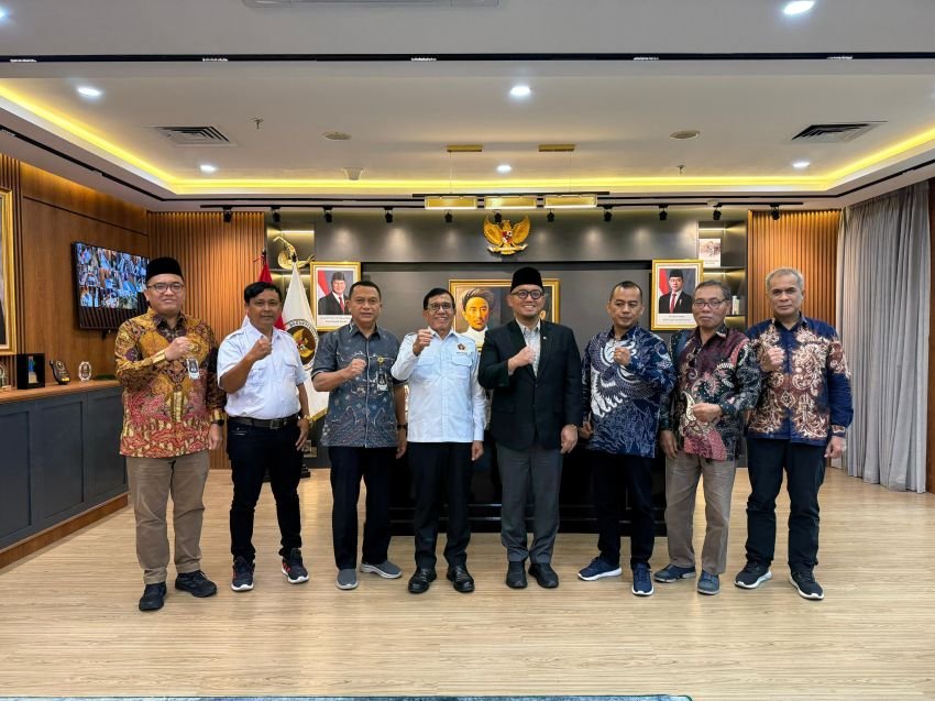 PWI Pusat Melakukan Audiensi dengan BP Haji, Guna Tingkatkan Hubungan Kerjasama yang baik.
