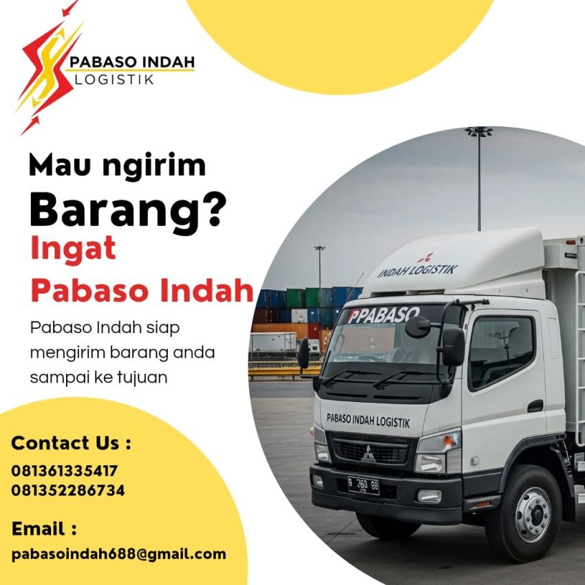 Pabaso Indah Logistik Perkuat Jaringan Pengiriman Barang Hingga ke Seluruh Indonesia