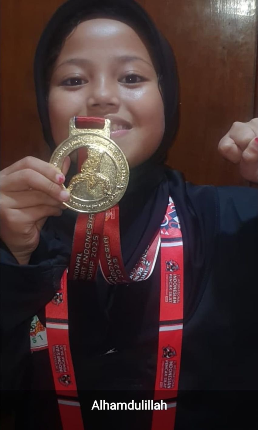 Bilqis Humaira Badres, Siswi SD Muhammadiyah Demak, Raih Juara 1 Kejuaraan Pencak Silat