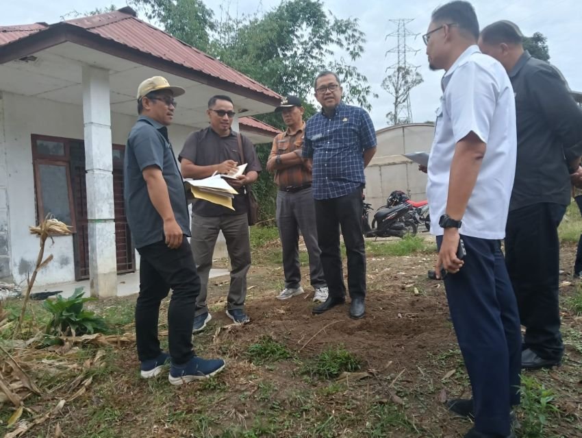 Staf Ahli Gubsu Bersama Tim Pemkab.Pakpak Bharat Meninjau Pembangunan SPPG