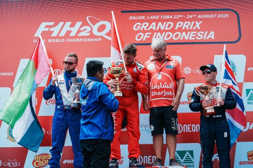 ITDC Sukses Gelar The Lake Toba GP 2025, Rusty Wyatt Menangi F1H2O Grand Prix of Indonesia