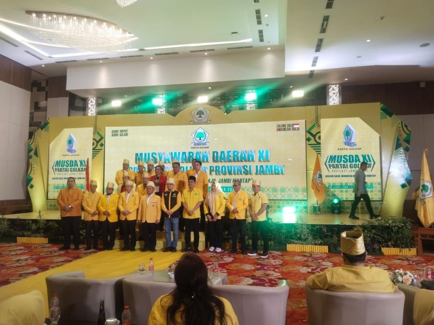 Musda XI Partai Golkar Provinsi Jambi Jadi Ajang Konsolidasi dan Regenerasi, Cek Endra Diamanahkan Kembali Periode 2025-2030