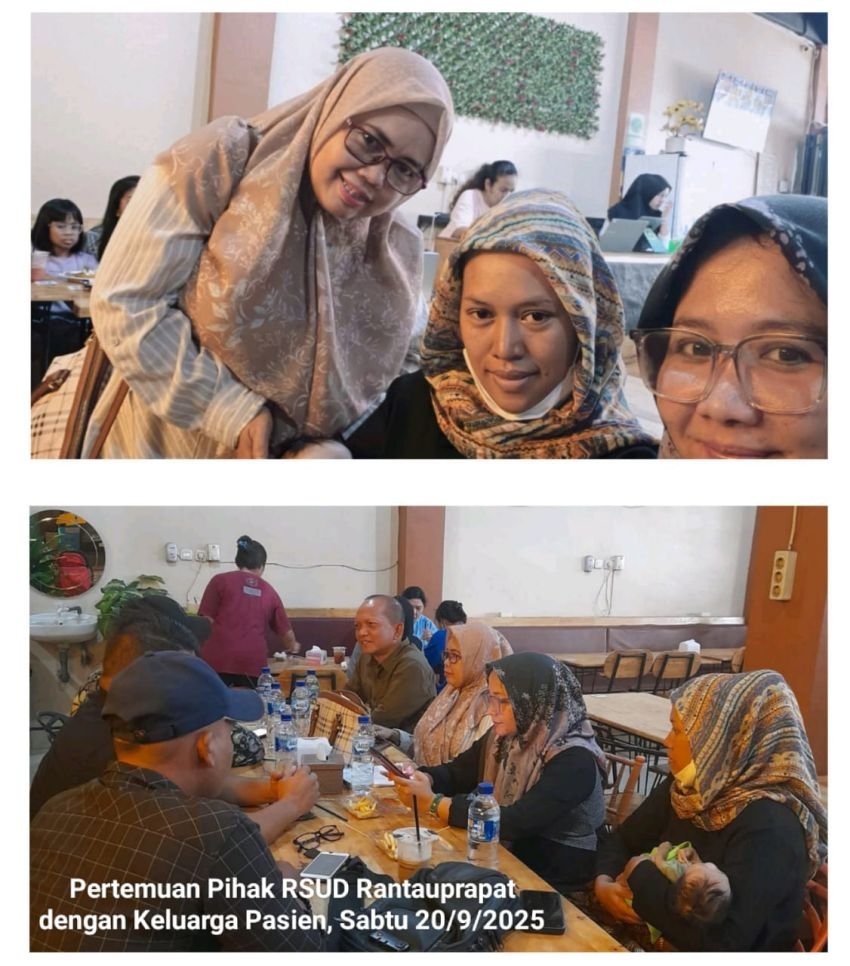 RSUD Rantau Prapat Tunjukkan Empati, Jenguk Pasien dan Sapa Keluarga