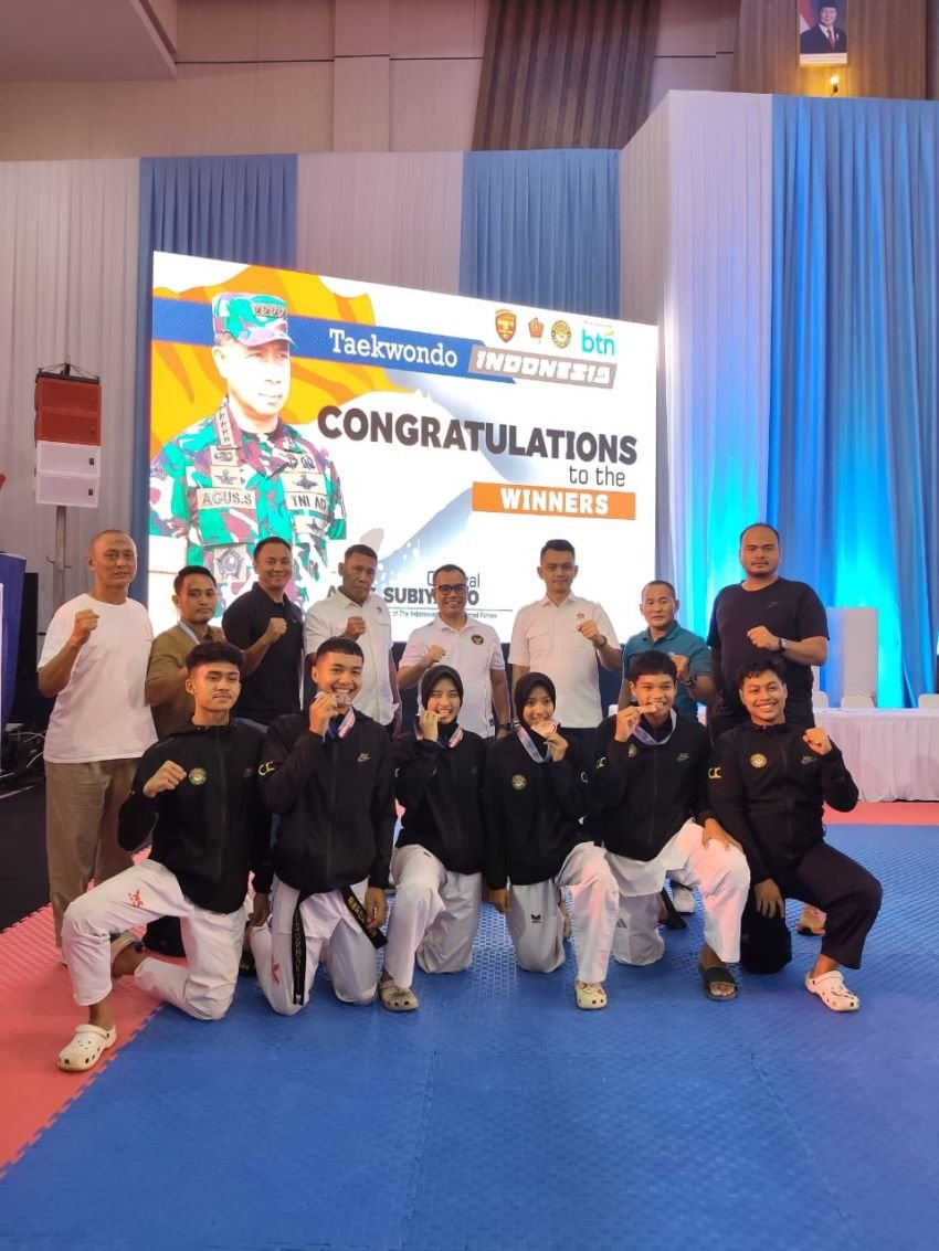 TAEKWONDO SUMUT UKIR PRESTASI DI PIALA PANGLIMA TNI 2025, BAWA PULANG 6 MEDALI