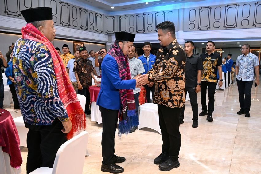 PMII Sumut Dilantik, Bobby Nasution Minta Mahasiswa Jadi Mitra Kritis yang Solutif