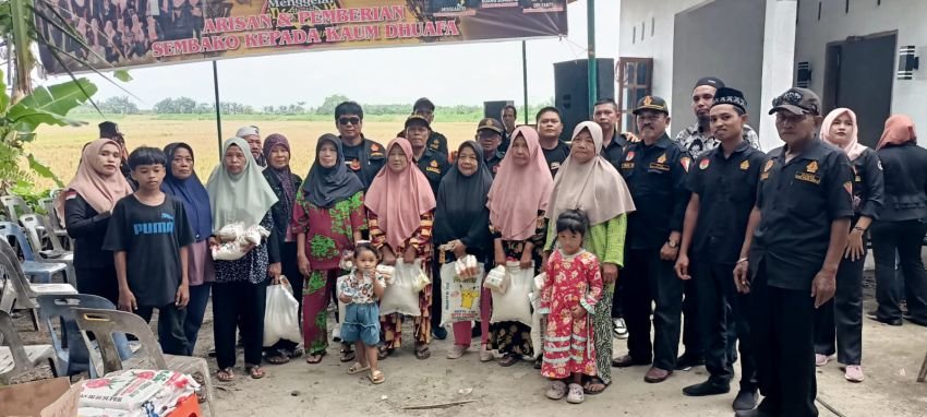 Pendawa Pagar Merbau Berbagi Sembako di Milad ke-26