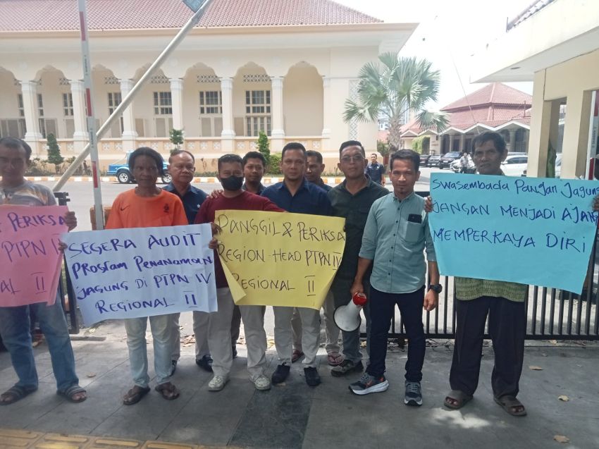 LETRAS Desak Kejati Sumut Usut Dugaan Korupsi Program Jagung di PTPN IV Adolina