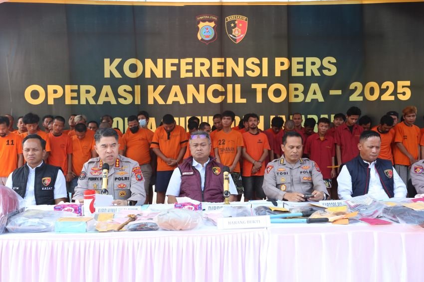 Operasi Kancil Toba 2025, Polda Sumut Tunjukkan Komitmen Berantas Curanmor dan Kejahatan Jalanan