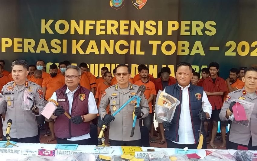 Ditkrimum Polda Sumut Ungkap 249 Kasus & 226 Tersangka 3C Ditangkap