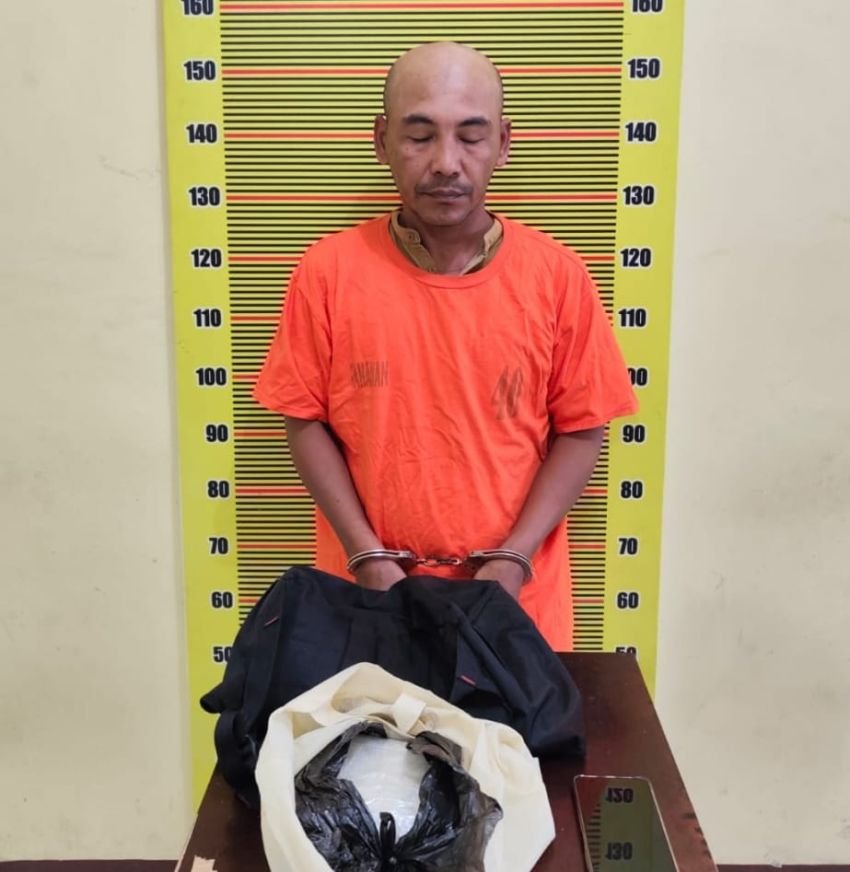 Polda Sumut Gagalkan Penyelundupan 1 Kg Sabu Tujuan Pekanbaru, Pelaku Diamankan di Sunggal