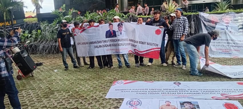 KAMAK Kepung KPK: Desak Bobby Nasution, Rektor USU, Suib Labura dan Sekda Langkat Amril Diseret ke Meja Hukum