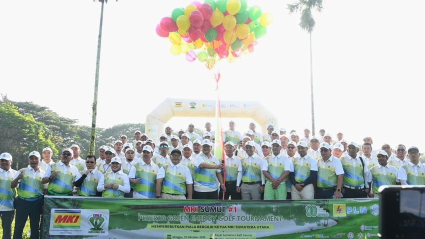 Ketua MKI Dr. H. M Isa Indrawan, SE, MM Buka Green Energy Golf Tournamen 2025
