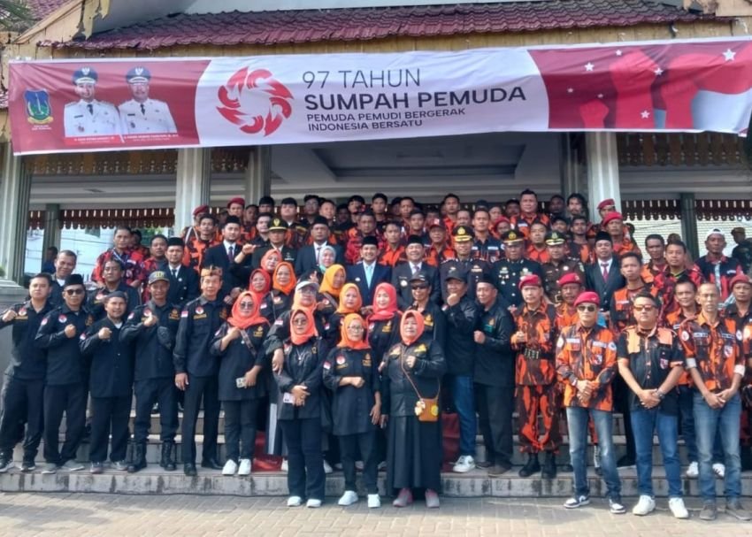 DPC Pendawa Kota Tebing Tinggi Ikuti Apel Peringatan Hari Sumpah Pemuda ke-97