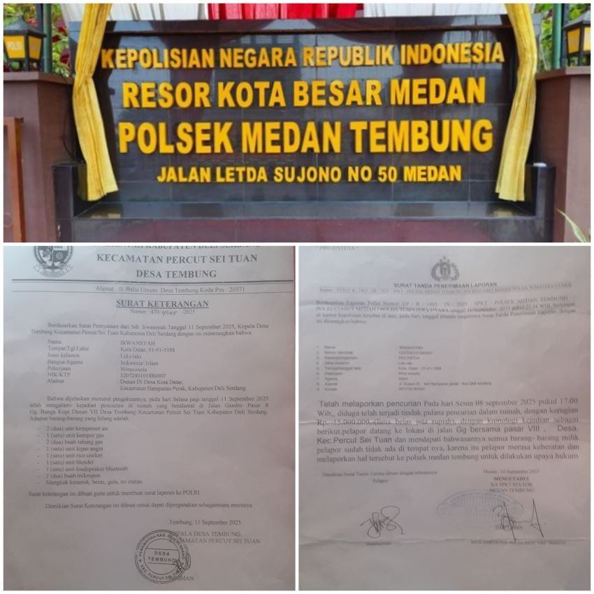Aipda AS Penyidik Polsek Medan Tembung Diduga Tidak Profesional