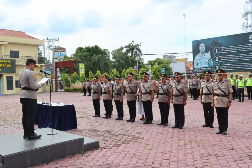 Tiga Kapolsek Dimutasi, Kapolres Tanjungbalai : Merupakan Dinamika Organisasi Polri