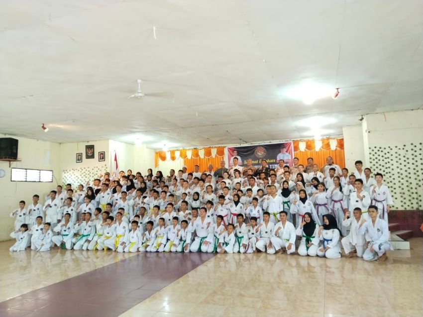 151 Atlet Taekwondo Ikuti UKT di Padang Sidempuan, Pengprov TI Sumut Turun Langsung