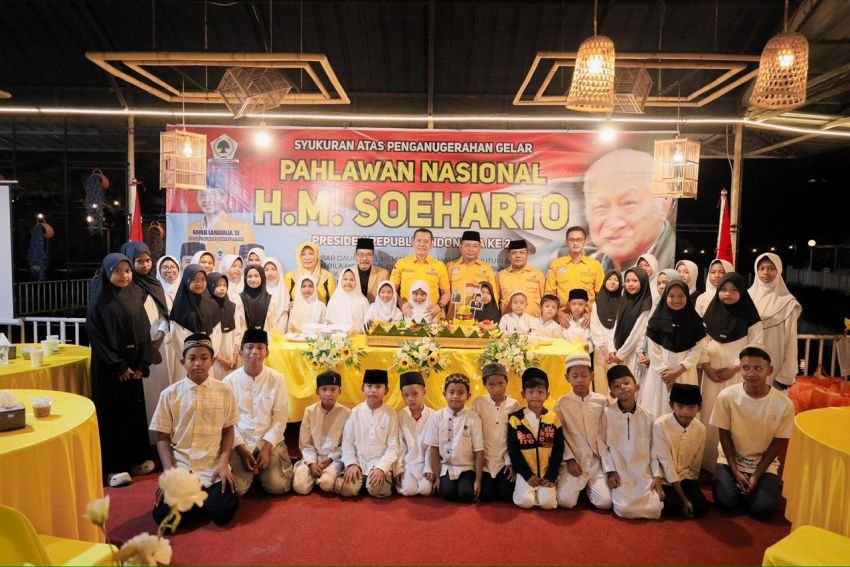 MKGR Simalungun Bersama Darma Putra Rangkuti Gekar Syukuran Atas Gelar Pahlawan HM Soeharto