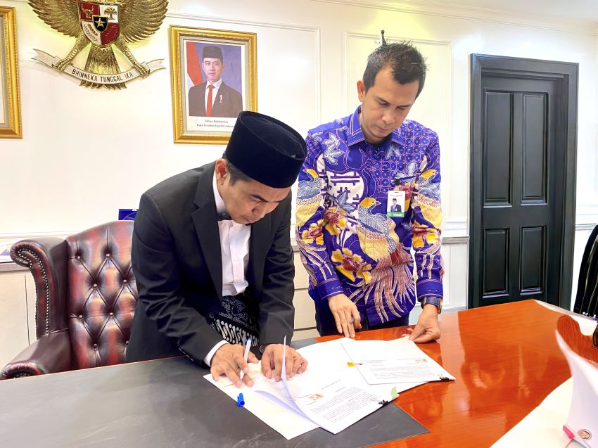Bank Aceh Syariah Teken MoU dengan Kementerian Haji dan Umrah RI