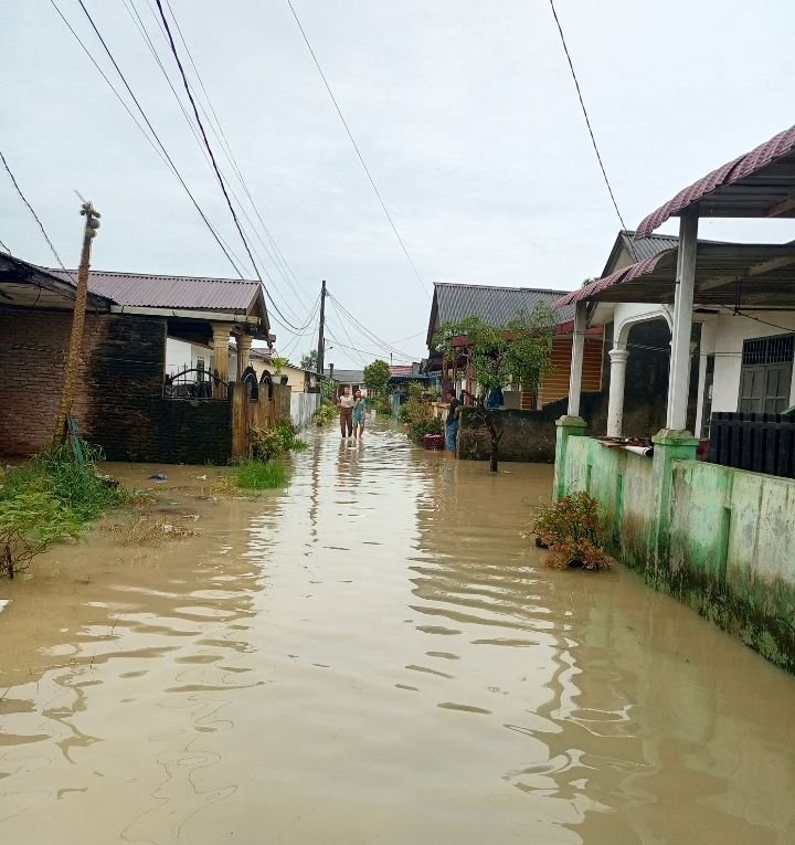 Komplek Perumahan Kuis Indah Permai Terendam Banjir