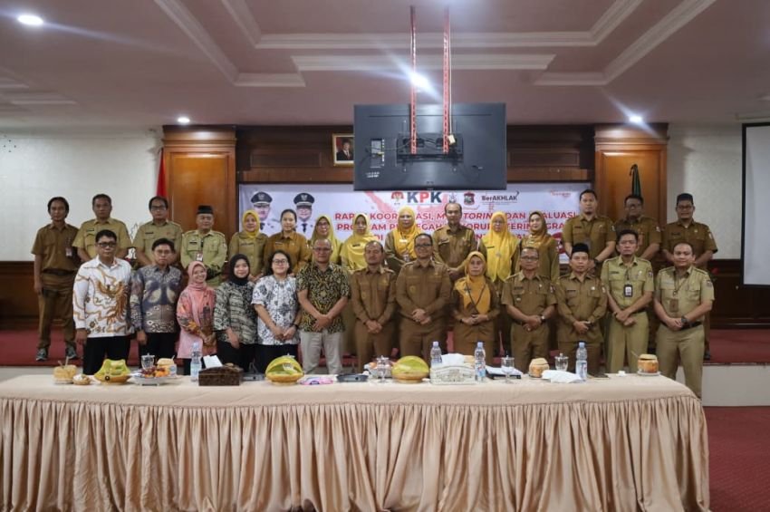 Rakor Dengan KPK, Nilai MSCP Tanjungbalai 2025 Membaik