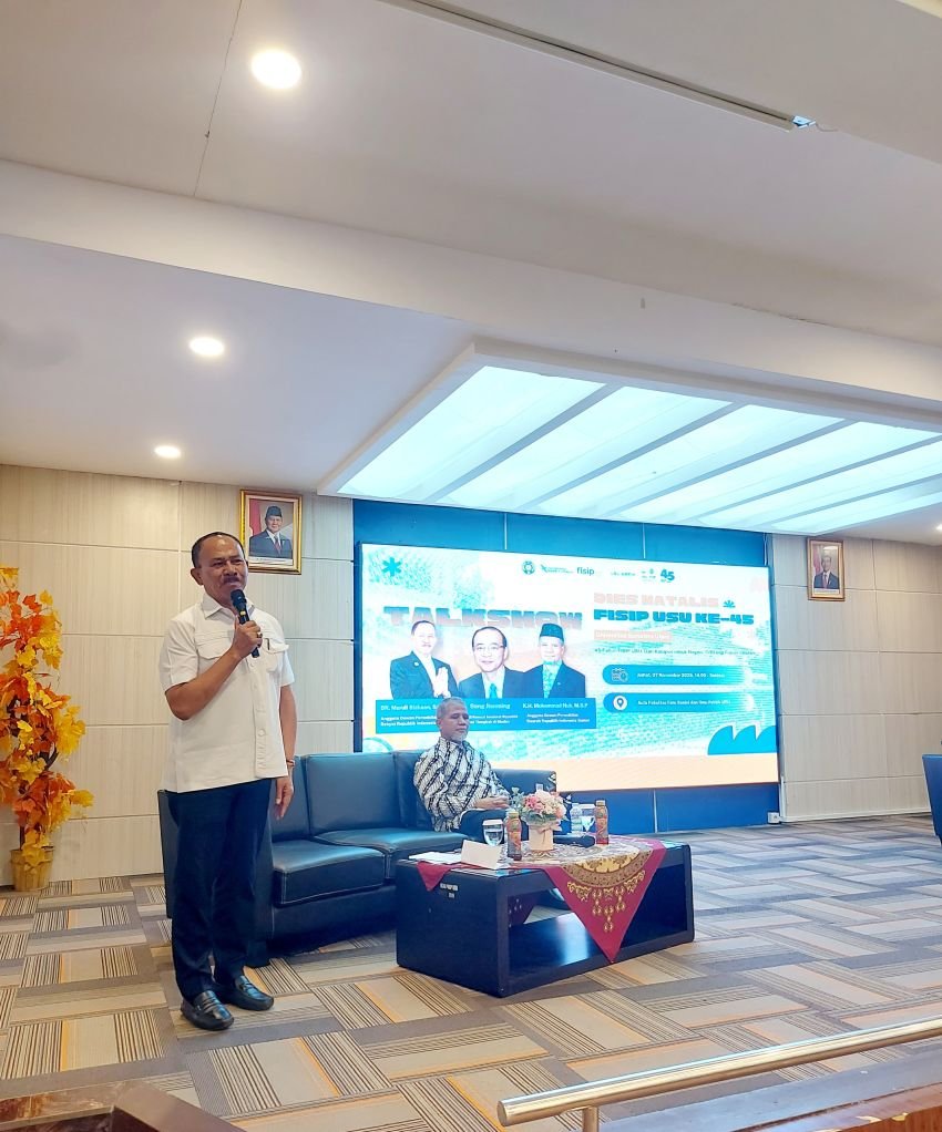 Maruli Siahaan Ajak Mahasiswa FISIP USU Jadi Pemimpin Masa Depan yang Melayani dan Berintegritas