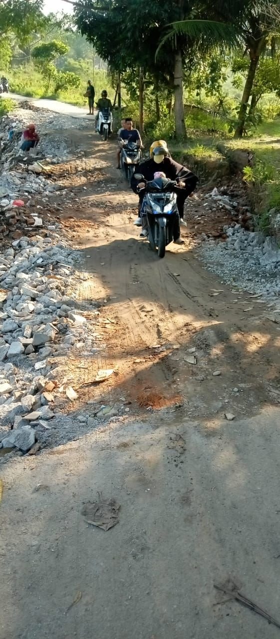 Keselamatan Masyarakat Terancam Karena Jalan Amblas Dan Abrasi Di Gang Bandrek Patumbak