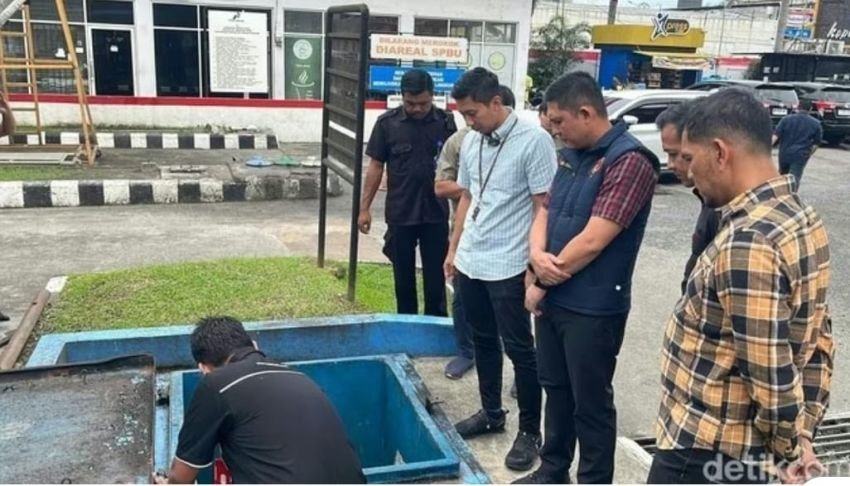 lDit Reskrimsus Polda Sumut Cek SPBU Sikapi Kelangkaan BBM di Kota Medan